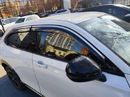 Honda HR-V 2021- Window deflectors with chrome trim (4 pcs, Niken) photo 3