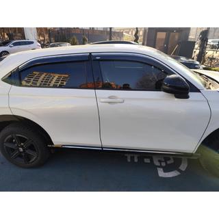 Window deflectors with chrome trim (4 pcs, Niken) photo 1