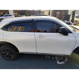 Window deflectors with chrome trim (4 pcs, Niken) photo 1