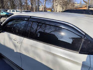 Honda eNS1 2022- Window deflectors with chrome trim (4 pcs, Niken) photo 5