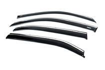 Honda eNS1 2022- Window deflectors with chrome trim (4 pcs, Niken) photo 6