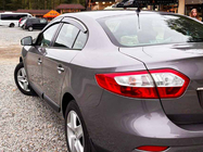 Renault Fluence 2009-2016 Window deflectors with chrome trim (4 pcs, Niken) photo 10