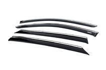 Opel Astra L 2022- Window deflectors with chrome trim (4 pcs, Niken) photo 2