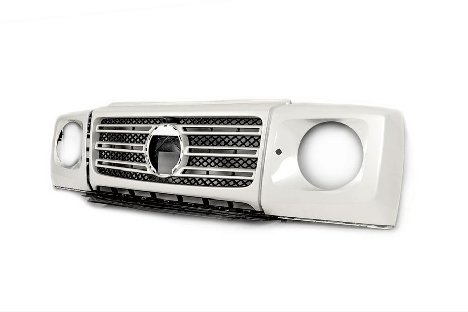 Mercedes G class W463 2018-2024 Grille and Headlight Covers (Original) Image
