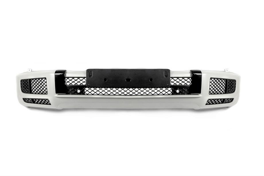 Mercedes G class W463 2018-2024 Front Bumper (White, Original) Image