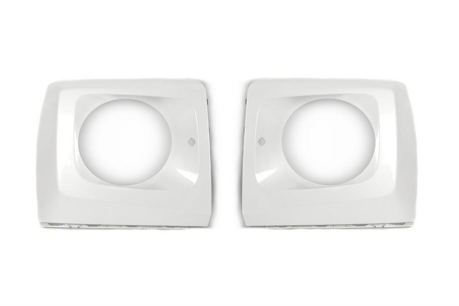 Mercedes G class W463 2018-2024 Headlight Covers (2 pcs, White, Original) Image