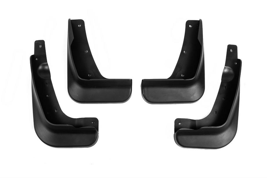 Mitsubishi Lancer X 2008- Premium Mud Flaps (with Side Skirt) (Set of 4) Image