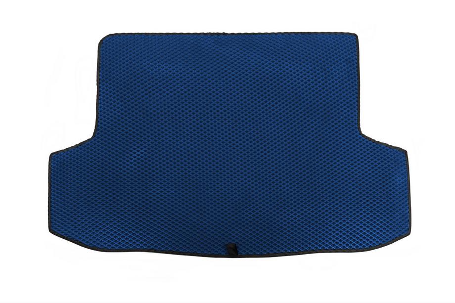Chevrolet Aveo T200 2002-2008 Trunk mat (EVA, blue) Photo 1