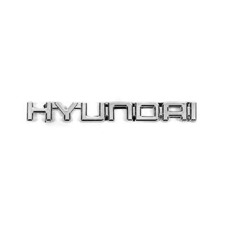 Hyundai emblem badge (16.5 cm x 1.9 cm)