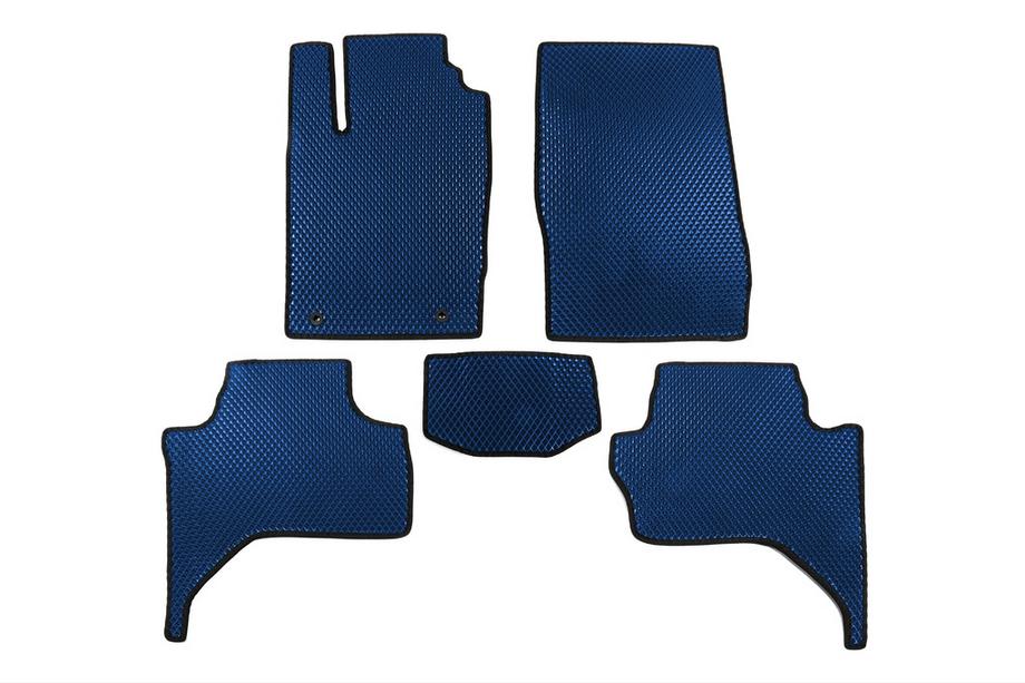 Fiat Fullback 2016- EVA Floor Mats (Blue) Image