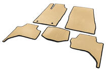 Fiat Fullback 2016- EVA Floor Mats (Beige) photo 2