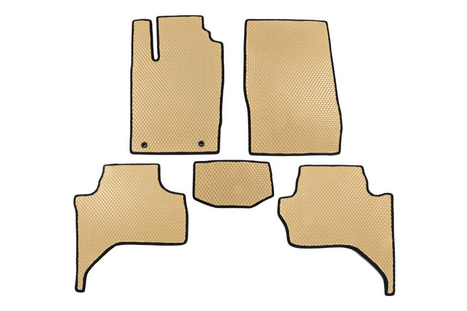 Fiat Fullback 2016- EVA Floor Mats (Beige) Image