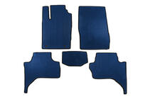 Mitsubishi L200 2015-2024 EVA floor mats (Long base, Blue) photo 1