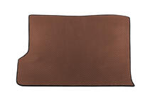 Nissan Patrol Y61 1997-2011 Trunk Mat Short (EVA, Brown) photo 1