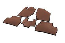 Peugeot 308 2007-2013 EVA Floor Mats (Brown) photo 2
