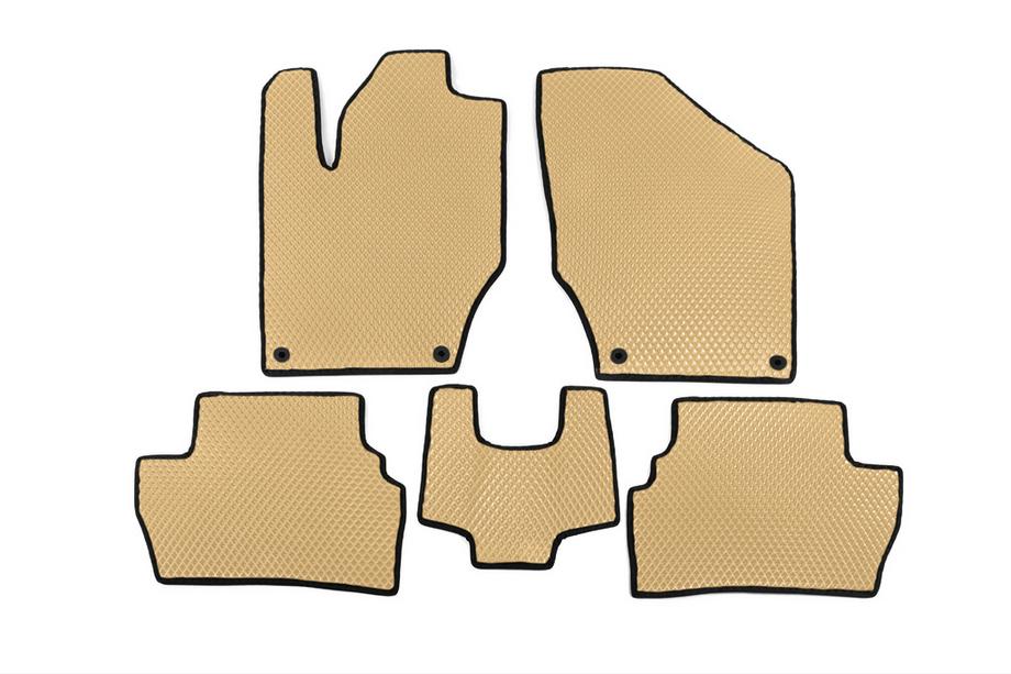 Peugeot 308 2007-2013 EVA Floor Mats (Beige) Image