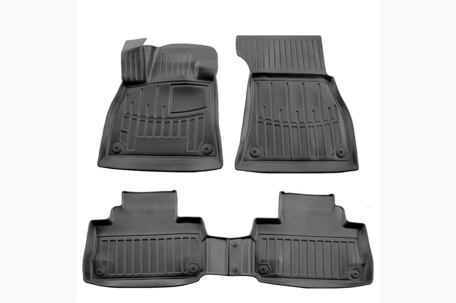 Audi Q8 e-Tron/Q8 e-tron Sportback 2018-2025 Stingray 3D Rubber Floor Mats (4 pcs) Image