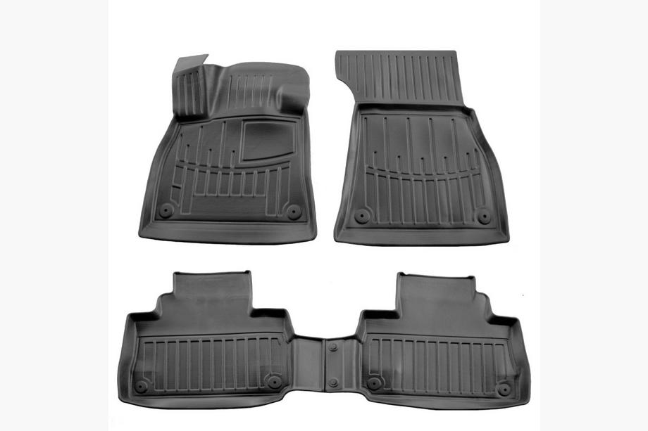 Audi Q8 2018- Rubber Floor Mats Stingray 3D (4 pcs) for Audi Q8 e-tron Sportback 2022+ Image