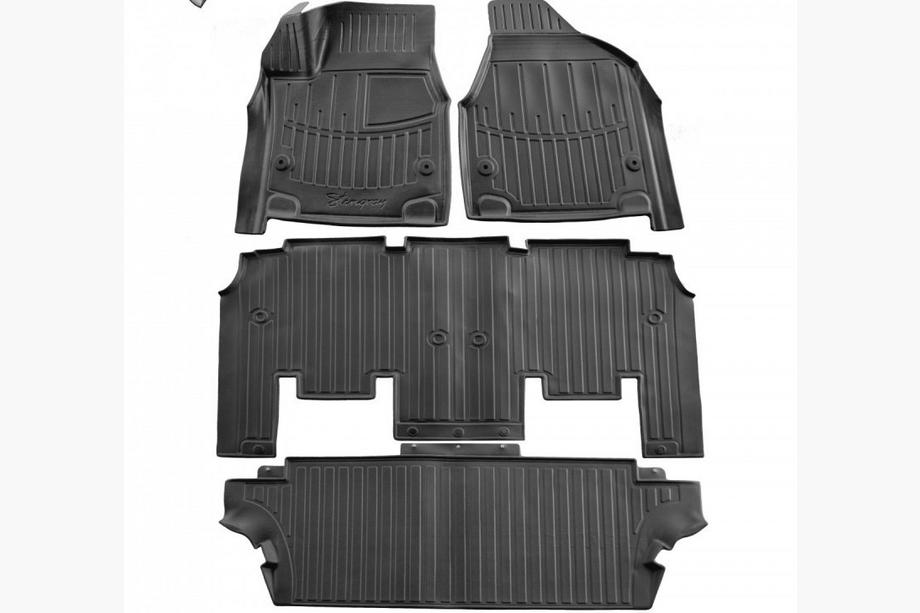 Chrysler Pacifica 2016- Stingray 3D Rubber Floor Mats (4 pcs) Image