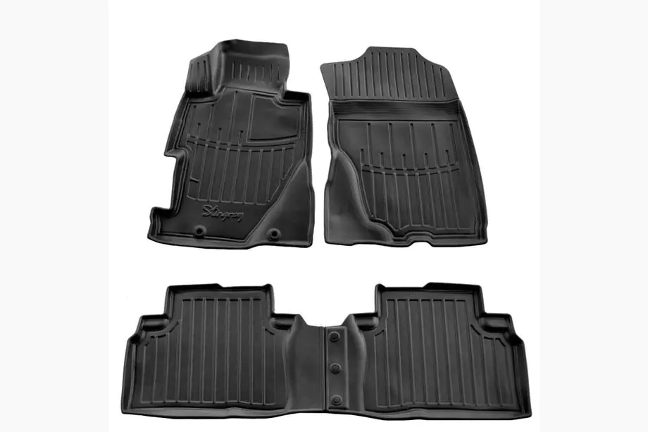 Honda Civic Sedan VIII 2006-2011 Stingray 3D Rubber Floor Mats (4 pcs) Image