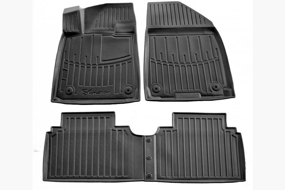 Hyundai Ioniq 6 2022- Stingray 3D Rubber Floor Mats (4 pcs) Image