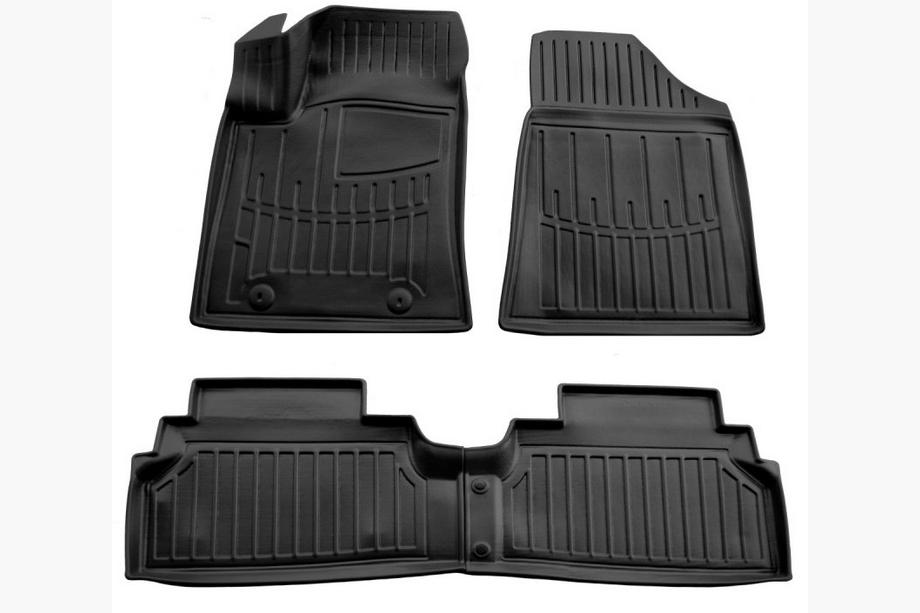 Hyundai Kona 2023- Stingray 3D rubber floor mats (Electro, 4 pcs) Image