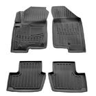 Jeep Compass 2006-2016 Stingray 3D Rubber Floor Mats (4 pcs, two clips on driver side) photo 1