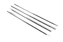 Renault Clio III 2005-2012 Exterior Window Trim Stainless Steel (4 pcs) Carmos - Turkish Stainless Steel photo 3