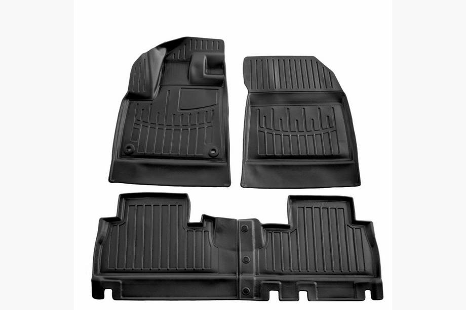 Fiat Doblo III 2023- Rubber Floor Mats Stingray 3D (without armrest) (4 pcs) Image