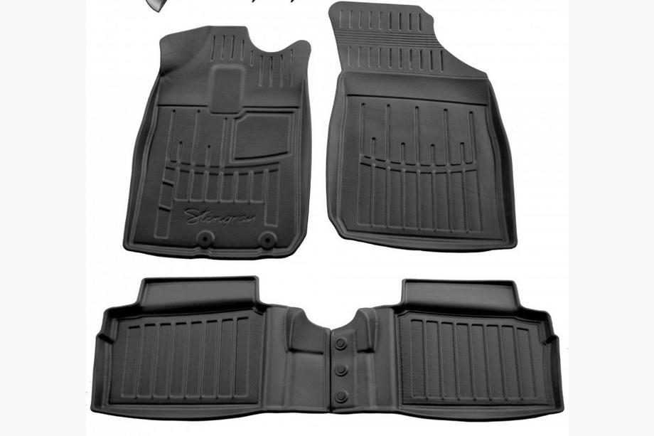 Dacia Spring 2021- Stingray 3D Rubber Floor Mats (4 pcs) Image