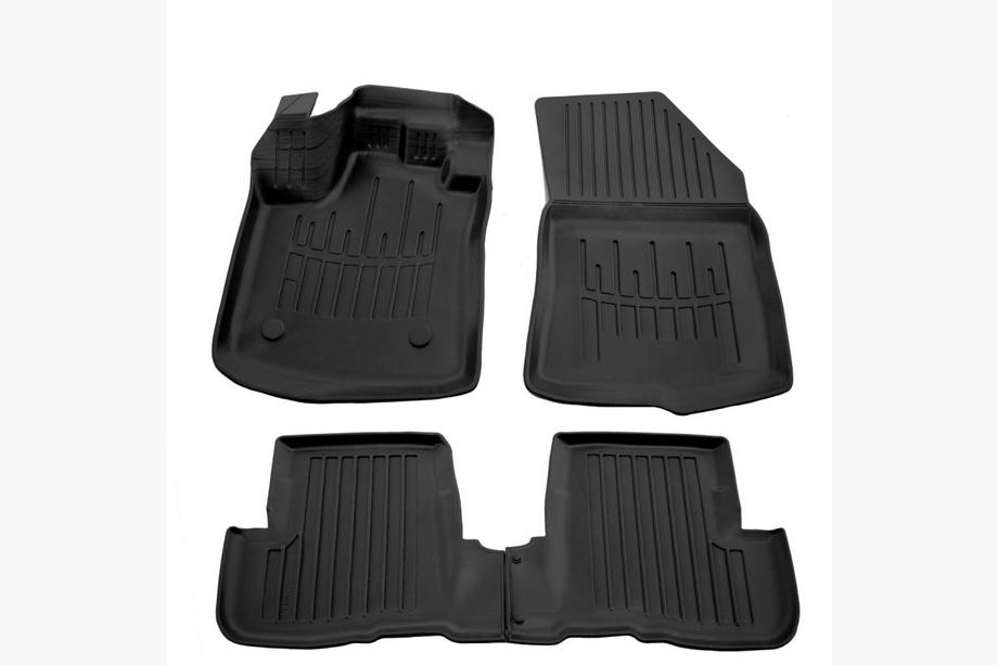 Dacia Lodgy 2012-2022 Stingray 3D Rubber Floor Mats (4 pcs) Photo 1