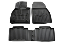 Toyota bZ4X 2022- Stingray 3D Rubber Floor Mats (4 pcs, Polyurethane) photo 1
