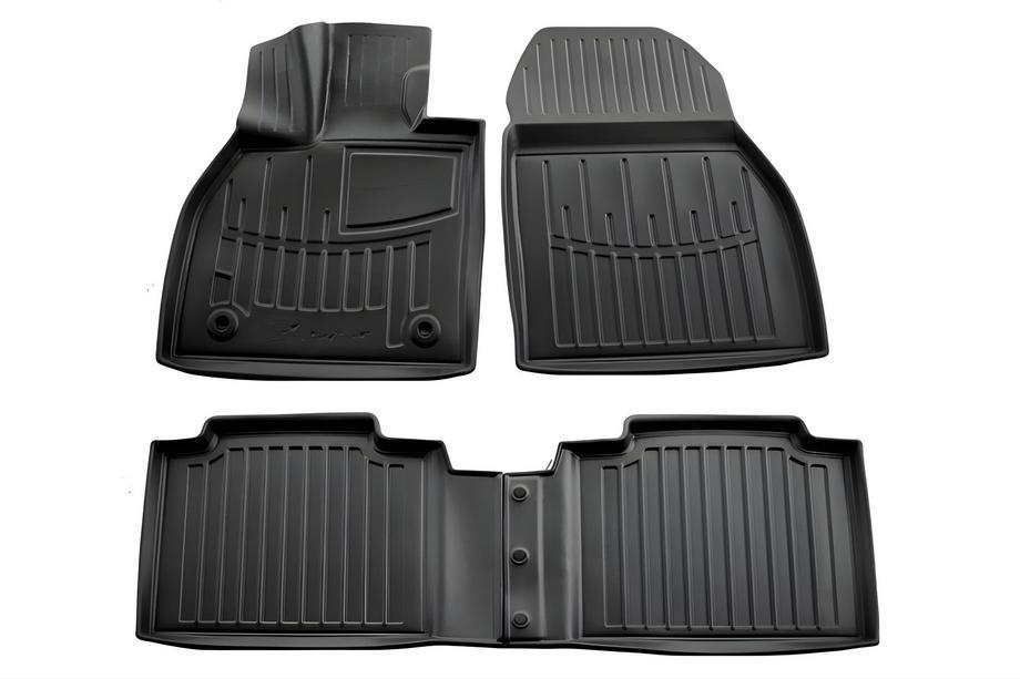 Toyota bZ4X 2022- Stingray 3D Rubber Floor Mats (4 pcs, Polyurethane) Image