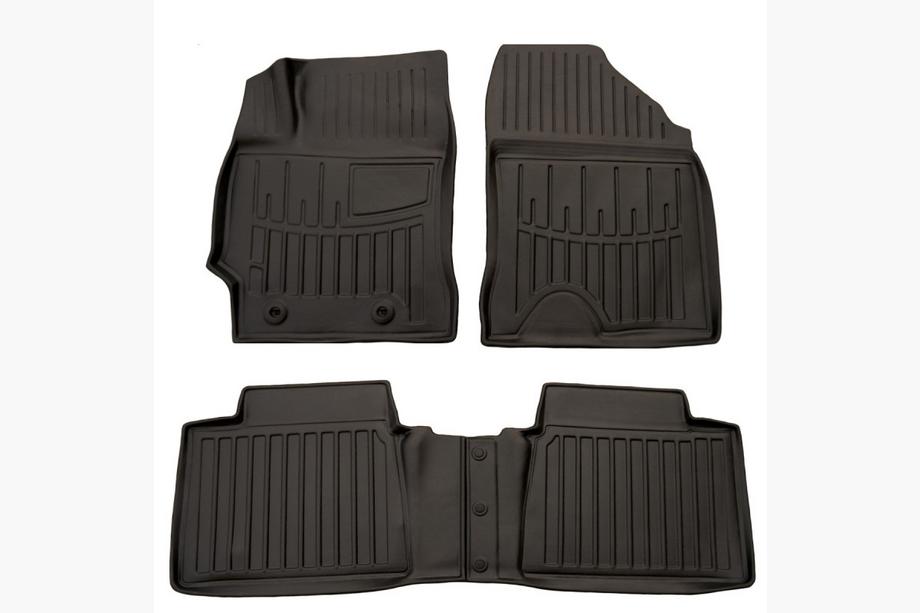 Toyota Corolla 2013-2019 Stingray 3D Rubber Floor Mats (4 pcs) Image