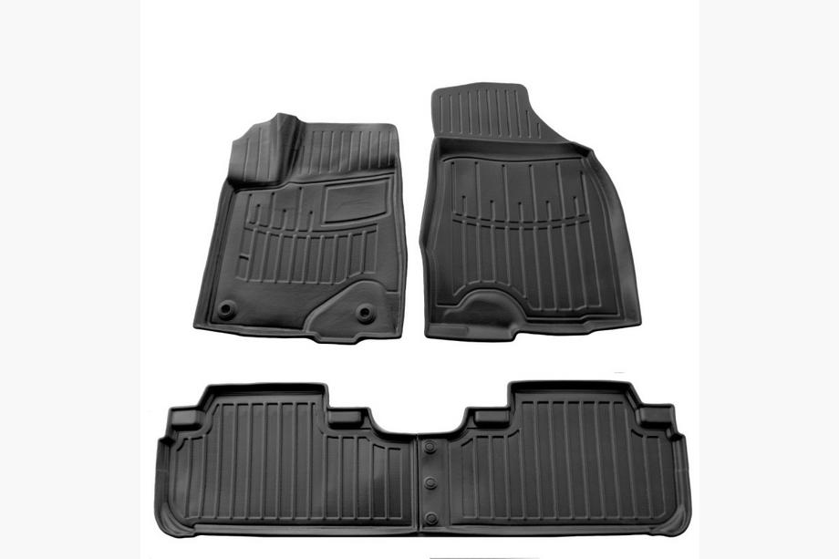 Toyota Highlander 2013-2019 Stingray 3D Rubber Floor Mats (4 pcs) Image