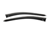 Volkswagen Caddy 2020- Window Deflectors with Chrome Trim (2 pcs, Niken) photo 1