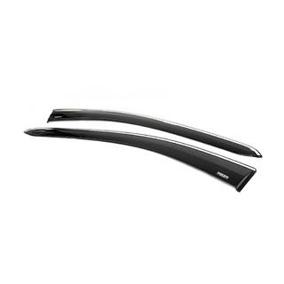 Window Deflectors with Chrome Trim (2 pcs, Niken) photo 2