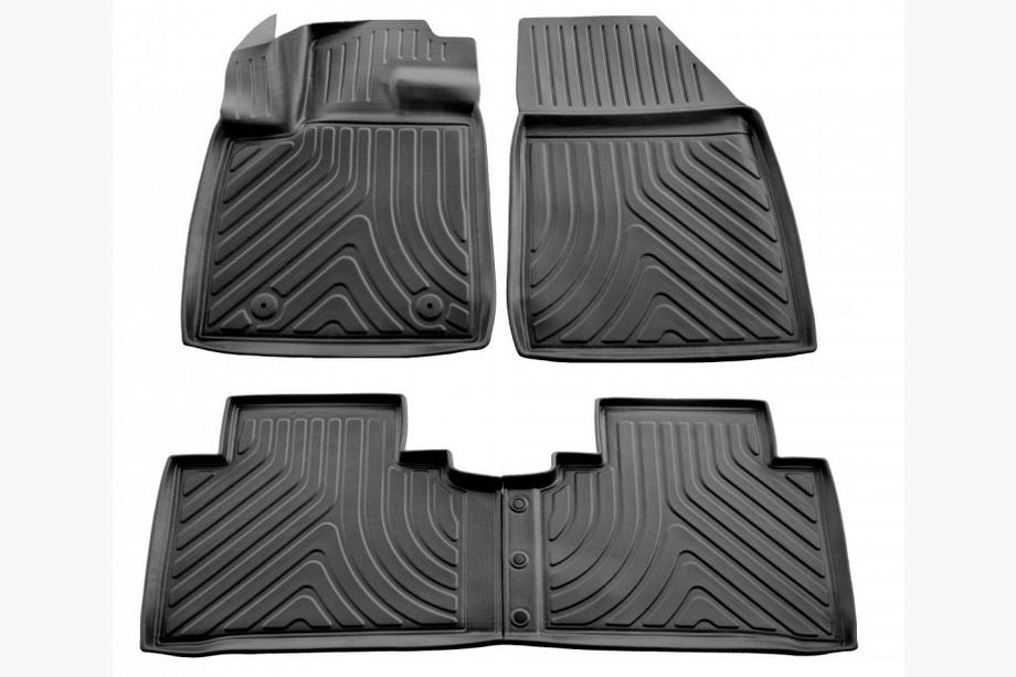 BYD Atto 3 2021- Stingray 3D Rubber Floor Mats (4 pcs) Image