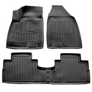 Stingray 3D Rubber Floor Mats (4 pcs) Jetour Dashing 2022-