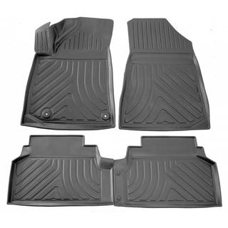Rubber Floor Mats Stingray 3D (4 pcs) for KIA Niro EV 2022-