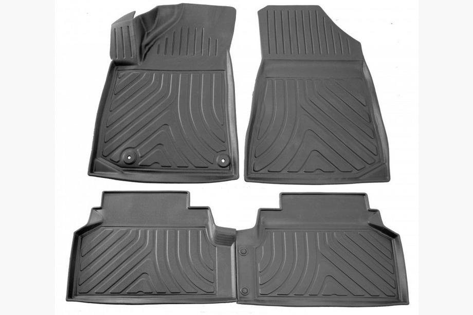 Kia Niro 2022– Rubber Floor Mats Stingray 3D (4 pcs) for KIA Niro EV 2022- Image