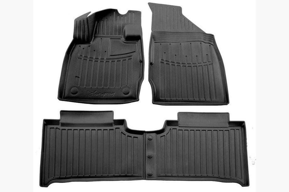 Skywell ET5/Skyworth EV6 2021- Stingray 3D Rubber Floor Mats (4 pcs) Image