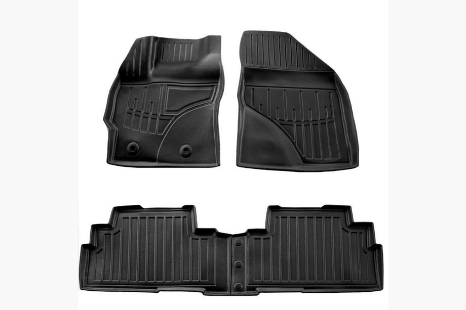Toyota Verso 2009–2018 Rubber Floor Mats Stingray 3D (2009-2018, 4 pcs) Image