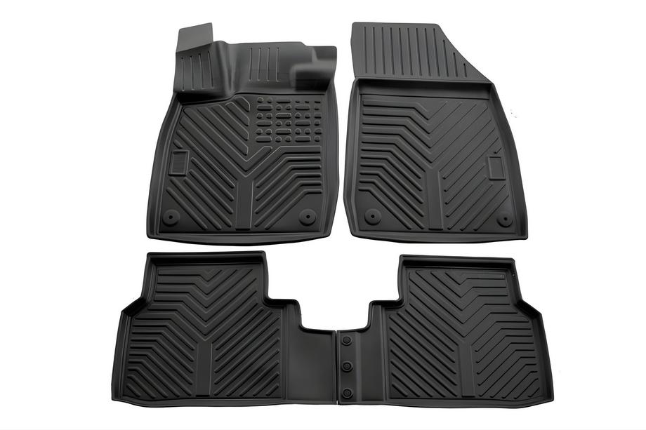 Skoda Enyaq 2020- Stingray 3D Rubber Floor Mats (4 pcs) Image