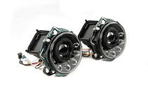 Mercedes G class W463 1990-2018 Front Headlights Manor Black LED (2006-2017) photo 3