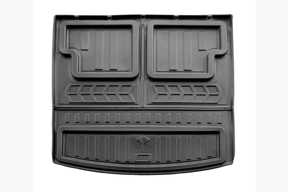 Volkswagen Tiguan 2016-2023 Trunk Mat Stingray 3D (Allspace, USA, 7-seater with folded 3rd row) Photo 1