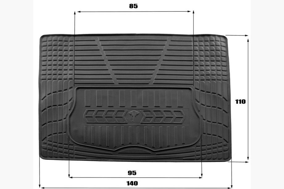 Universal trunk mat 1400x1100 (Stingray, polyurethane) Photo 1