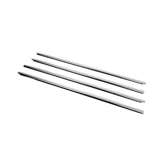 Exterior Window Trim Stainless Steel (4 pcs) Renault Symbol 2008-2013 photo 4