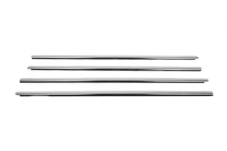 Renault Symbol 2008-2013 Exterior Window Trim Stainless Steel (4 pcs) Photo 3