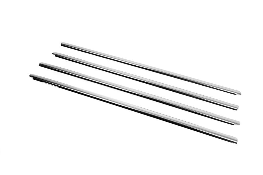Renault Symbol 2008-2013 Exterior Window Trim Stainless Steel (4 pcs) Photo 4